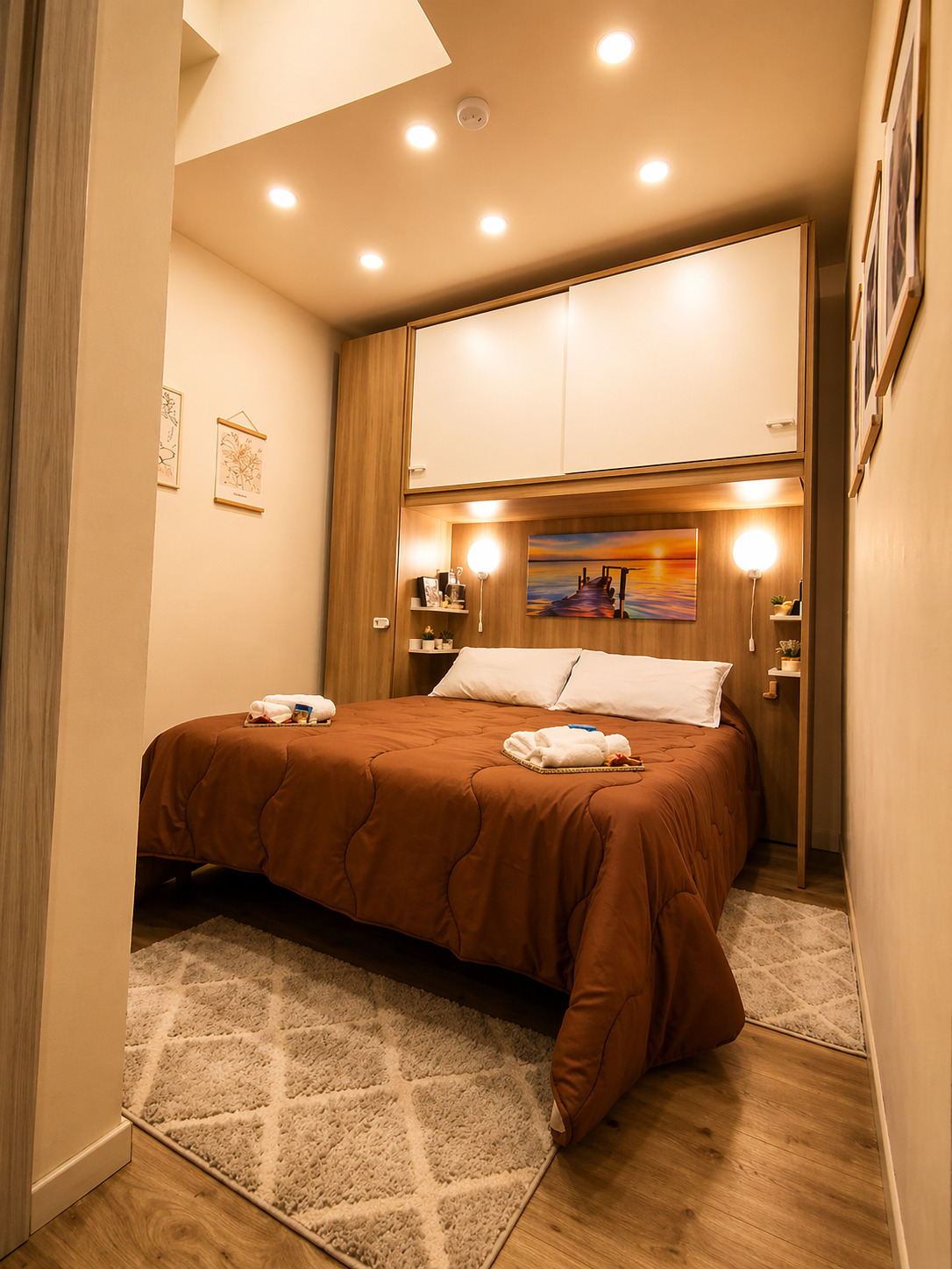 Bedroom in the Cuore di Zagara Comfort home