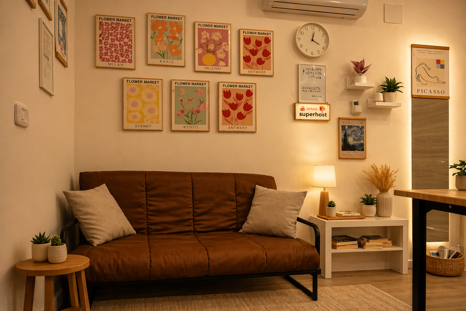 Interior view of Cuore di Zagara Comfort holiday home in Graniti, Sicily