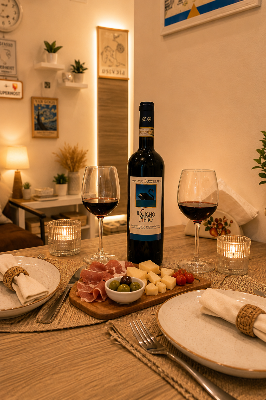 Interior view of Cuore di Zagara Comfort holiday home in Graniti, Sicily