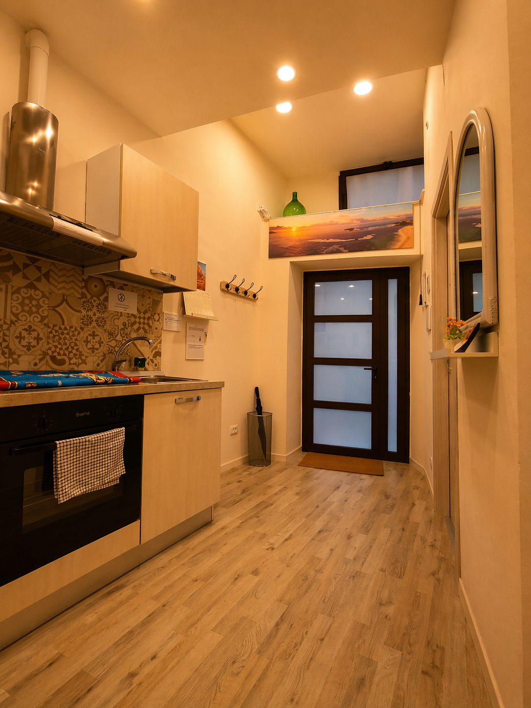 Interior view of Cuore di Zagara Comfort holiday home in Graniti, Sicily